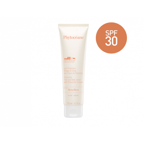 Latte Protettivo Viso e Corpo ai Fiori Polinesiani SPF30